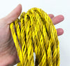 4-ply Paper Rope: Yellow & Straw Yellow / 40m (44 yards) 4-ply Paper Rope: Yellow & Straw Yellow / 40m (44 yards)