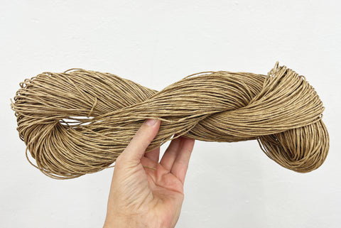 PaperPhine: Bulky Paper Twine - Natural with Silver and Gold - Paper String 