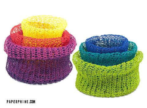 DIY Kit: Knit Baskets Small