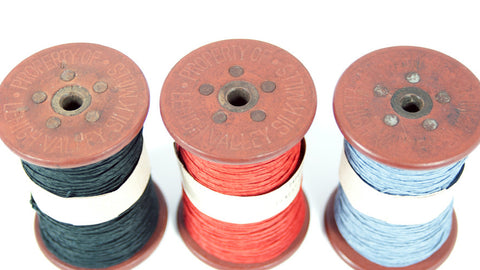 Paper Twine on an Old Silk Bobbin