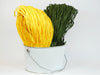 PaperPhine: Paper Raffia in Dark Green and Yellow PaperPhine: Paper Raffia in Dark Green and Yellow