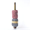 Duo: Twisted Paper Twines on an Old Wooden Spindle Duo: Twisted Paper Twines on an Old Wooden Spindle