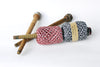 Duo: Twisted Paper Twines on an Old Wooden Spindle Duo: Twisted Paper Twines on an Old Wooden Spindle