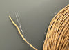NEW: Strong Paper Twine in Natural with Gold / Silver Thread (180m / 198 yards)
