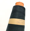 SAMPLE SALE: Finest Paper Thread in Black: Large Bobbin (6.600 yards / 6.000m)