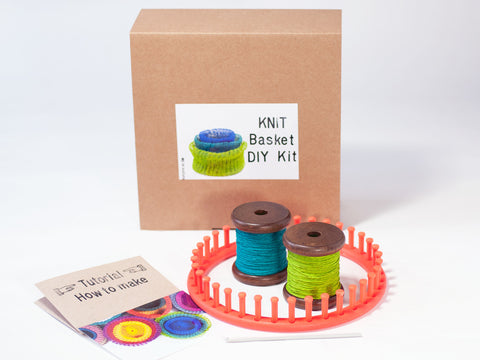 DIY Kit: Knit Baskets Medium