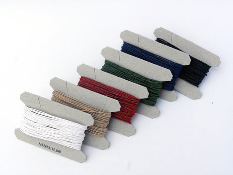 Papierschnüre: Set aus 6 Farben - Klassisch
